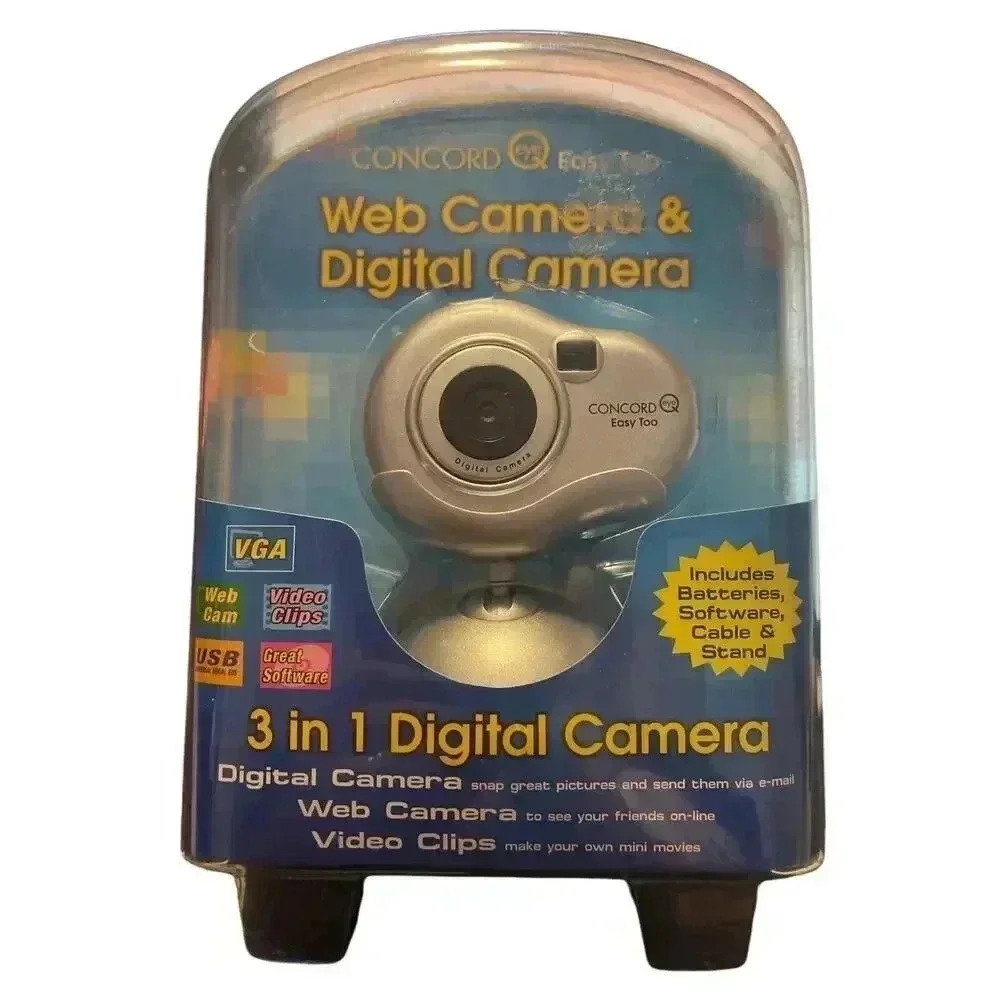 Concord eye Q Easy Too web camera &digital camera vintage 3 in 1